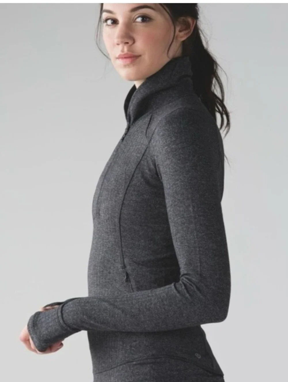 Lululemon Think Fast Pullover Long Sleeve Top Sweatshirt Size 2